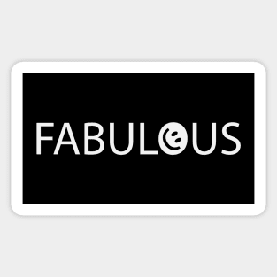 Fabulous artistic fun design Sticker